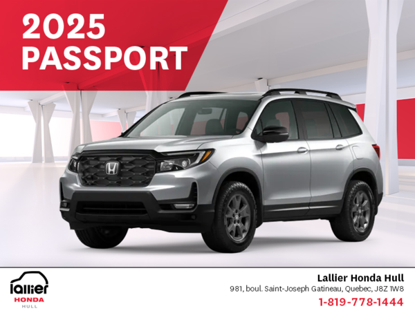 Get the 2025 Honda Passport!