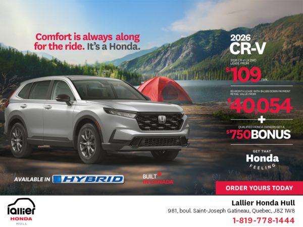 Get the 2026 Honda CR-V!