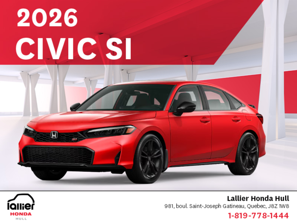 Get the 2026 Honda Civic Si!