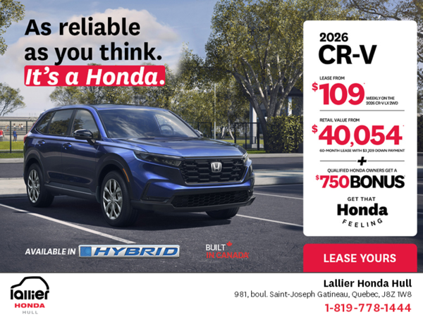 Get the 2026 Honda CR-V!