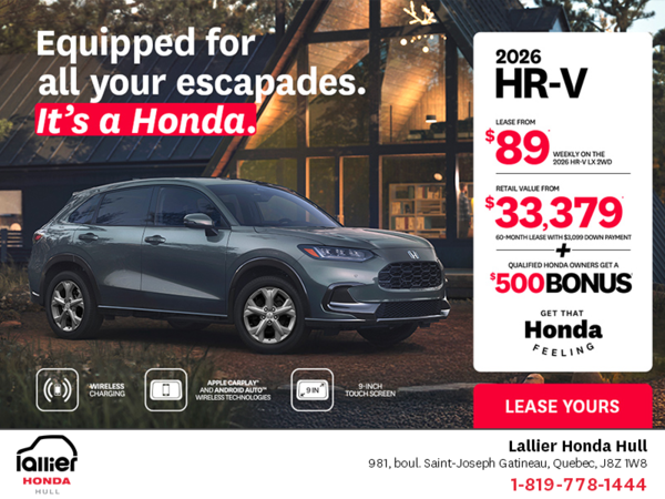 Get the 2026 Honda HR-V!