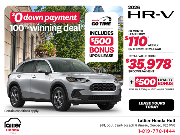 Get the 2026 Honda HR-V!