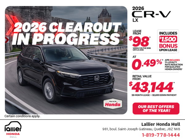 Get the 2026 Honda CR-V!