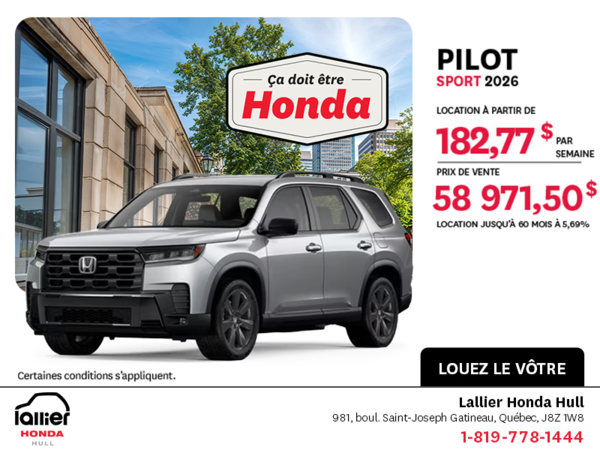 Honda Pilot 2026
