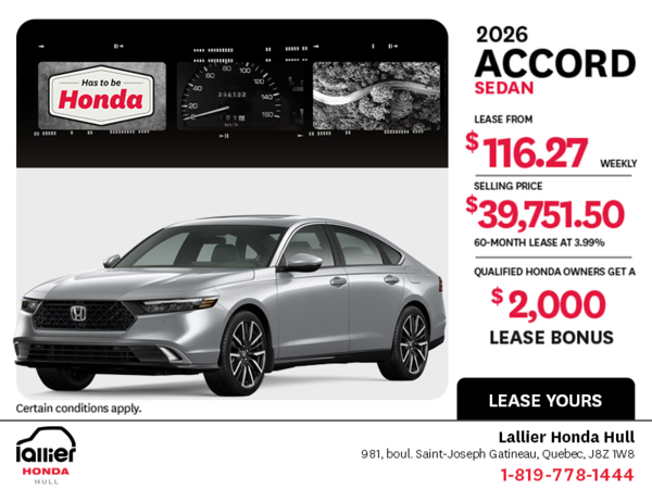 2026 Honda Accord