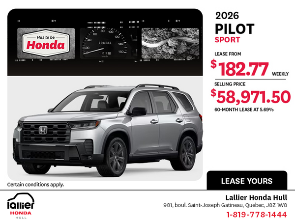 2026 Honda Pilot