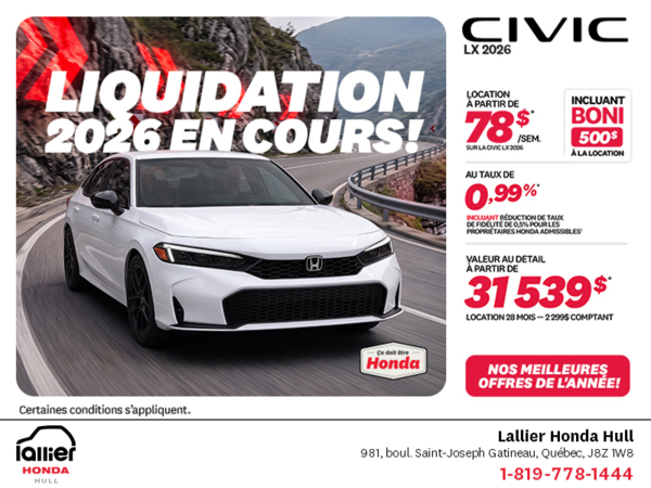 Honda Civic Sedan 2026