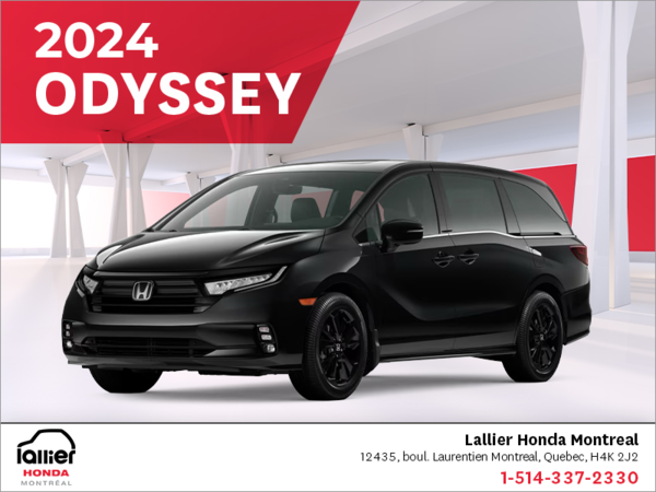 Get the 2024 Honda Odyssey!