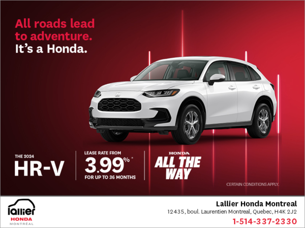 Get the 2024 Honda HR-V!