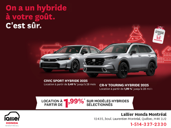 L'événement mensuel Honda !