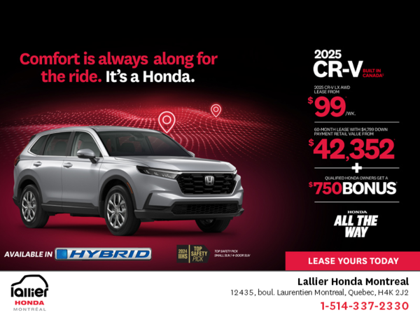 Get the 2025 Honda CR-V!