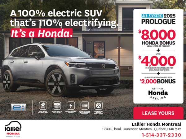 Get the 2025 Honda Prologue!