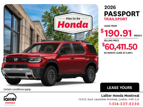 2026 Honda Passport