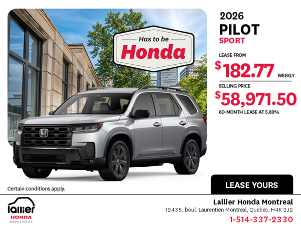 2026 Honda Pilot