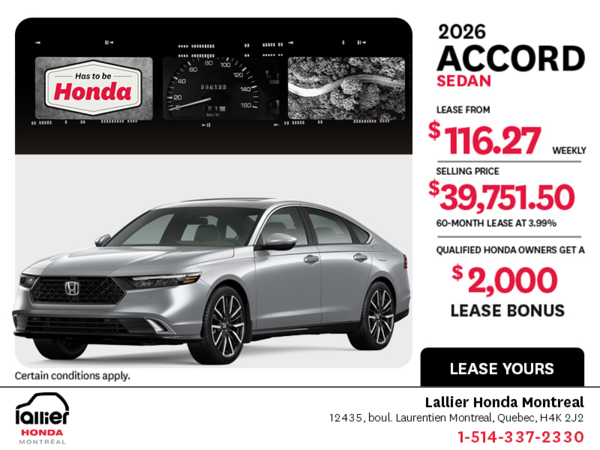 2026 Honda Accord
