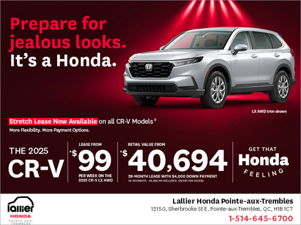 Get the 2025 Honda CR-V!