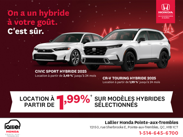 L'événement mensuel Honda !