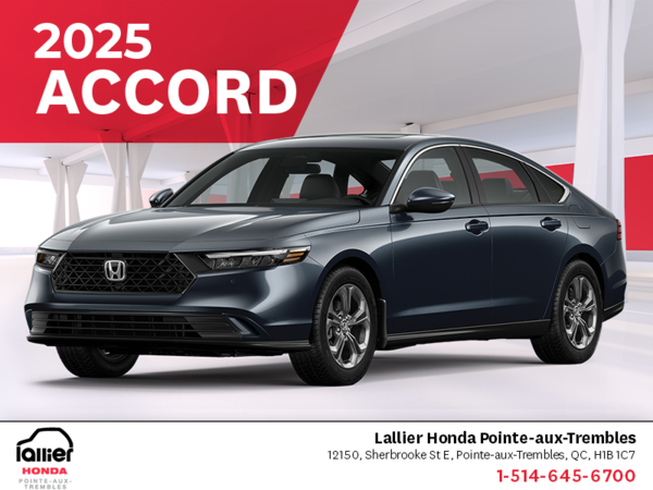 Get the 2025 Honda Accord!