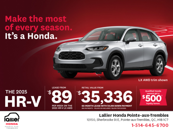 Get the 2025 Honda HR-V!