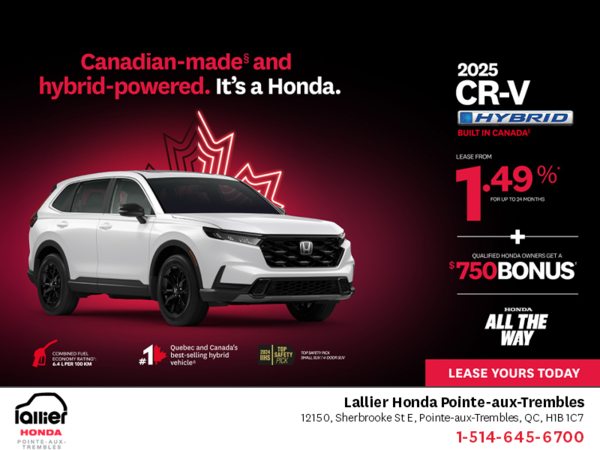 Get the 2025 Honda CR-V Hybrid!