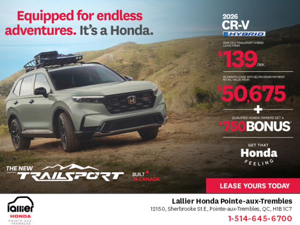 Get the 2026 Honda CR-V Hybrid!