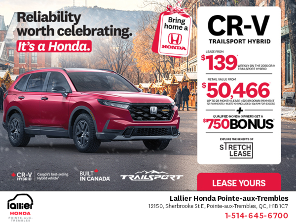 Get the 2026 Honda CR-V Hybrid!