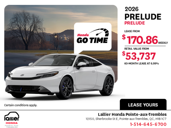 Get the 2026 Honda Prelude!