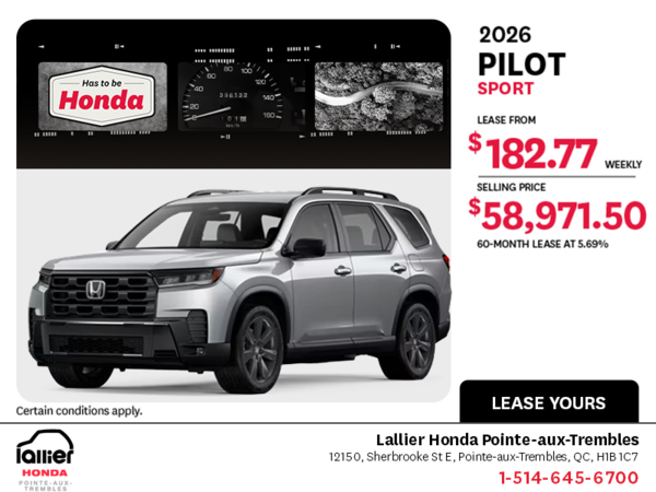 2026 Honda Pilot