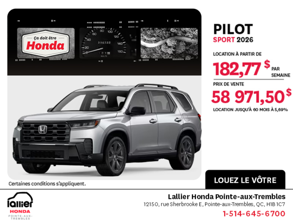 Honda Pilot 2026