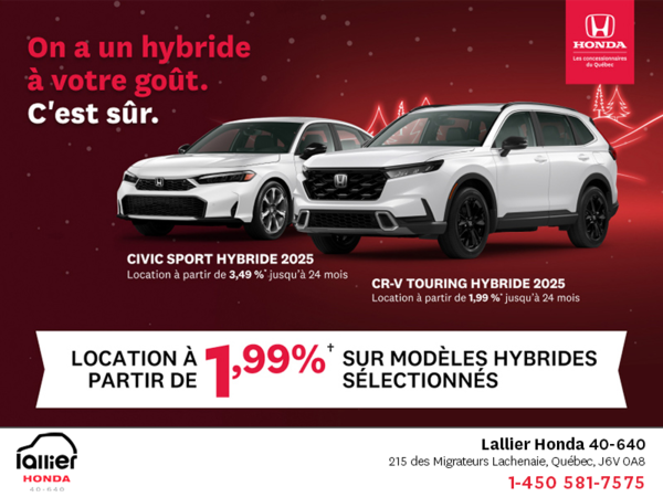 L'événement mensuel Honda !