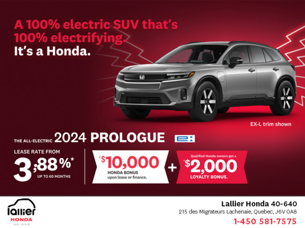 Get the 2024 Honda Prologue!