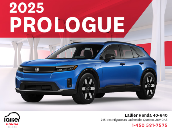 Get the 2025 Honda Prologue!