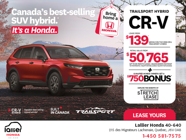Get the 2026 Honda CR-V Hybrid!