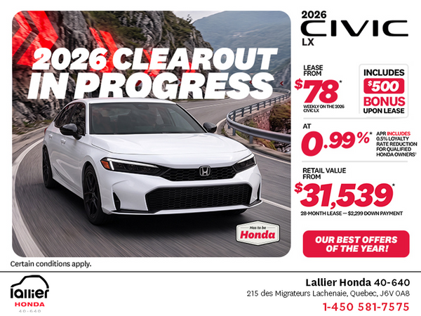 2026 Honda Civic Sedan