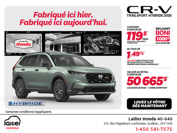 Honda CR-V Hybrid 2026