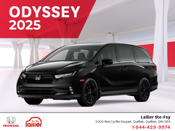 Obtenez le Honda Odyssey 2025 !