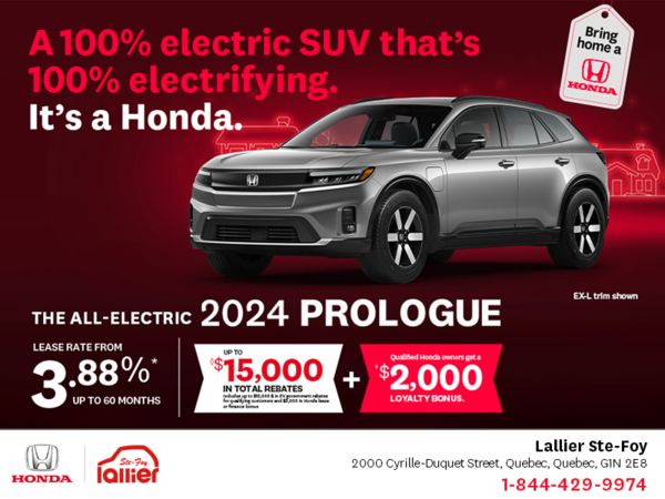 Get the 2024 Honda Prologue!