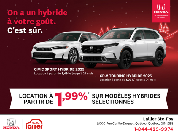 L'événement mensuel Honda !