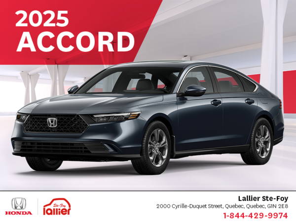 Get the 2025 Honda Accord!