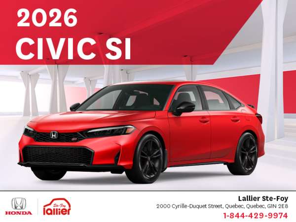 Get the 2026 Honda Civic Si!
