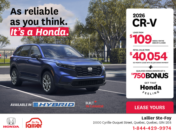 Get the 2026 Honda CR-V!