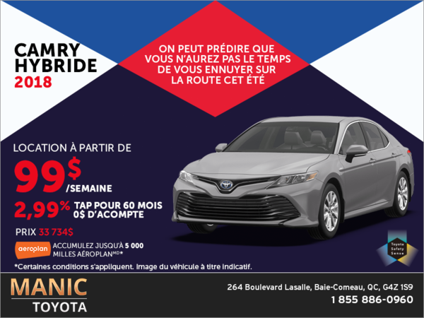 Toyota Camry Hybride 2018
