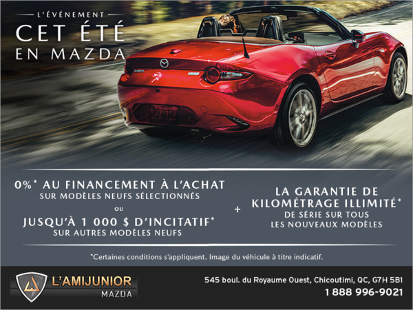 L'événement cet été en Mazda