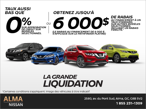 La Grande Liquidation 2018 de Nissan