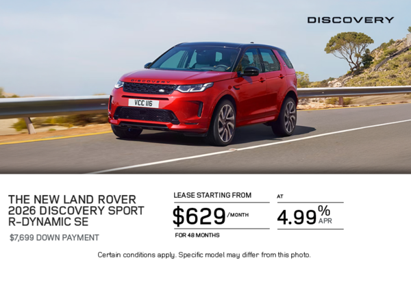 The 2026 Land Rover Discovery Sport