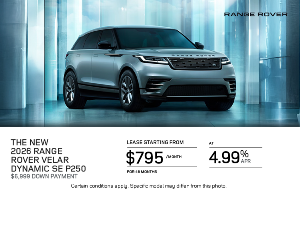 The 2026 Range Rover Velar Dynamic SE