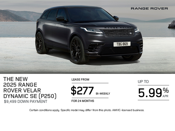 The 2025 Range Rover Velar