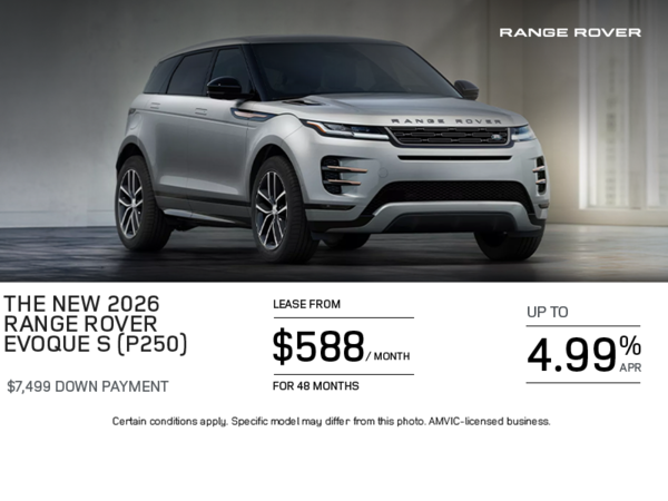 The 2026 Range Rover Evoque