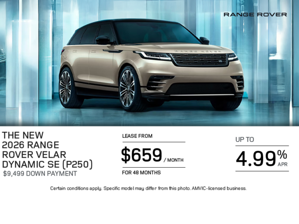 The 2026 Range Rover Velar