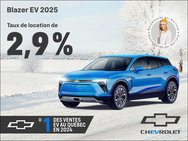 Procurez-vous le Chevrolet Blazer EV 2025